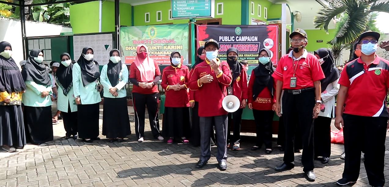 Kampanye Pembangunan Zona Integritas Oleh Ketua Pengadilan Agama Kraksaan